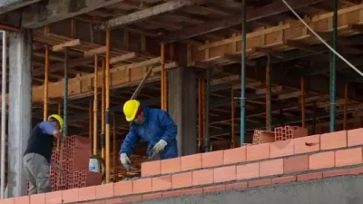 El empleo en la construcción superó los 400 mil puestos en enero