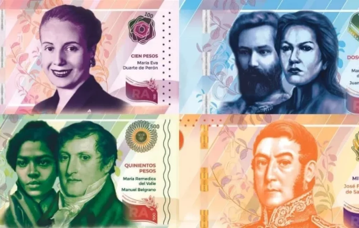 Quiénes son los próceres y heroínas que están en los nuevos billetes