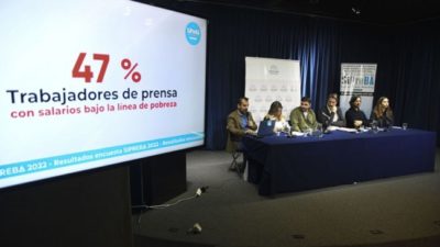 El SiPreBa presentó un informe sobre la difícil situación de los trabajadores de prensa