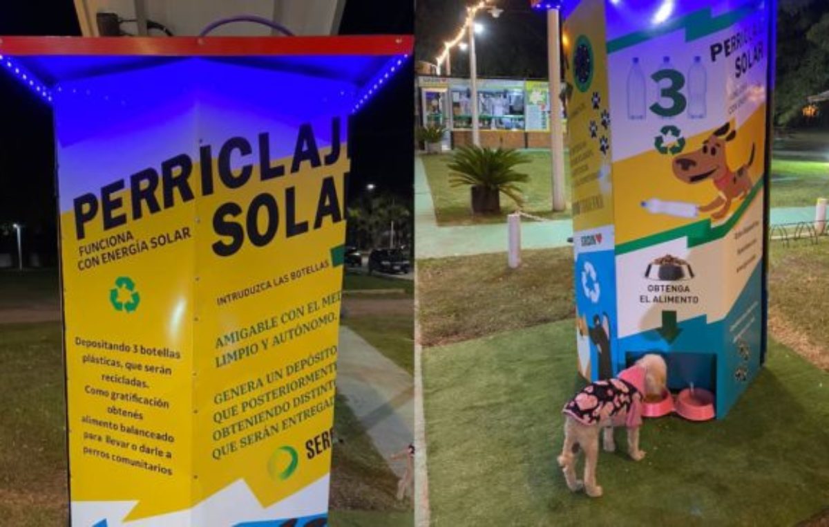 Perriclaje solar: el sistema que usa Serodino para el reciclado se expande a otras localidades