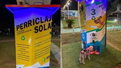 Perriclaje solar: el sistema que usa Serodino para el reciclado se expande a otras localidades