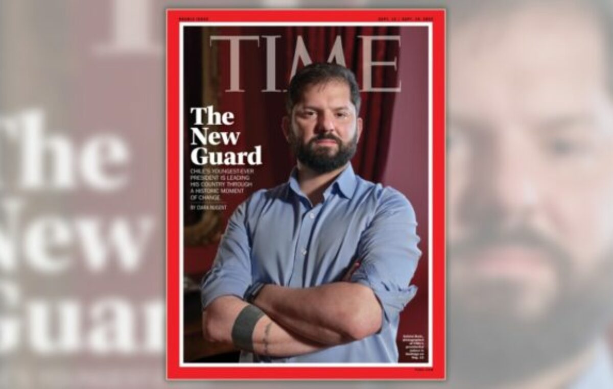 Gabriel Boric en la portada de la revista Time: «Un nuevo tipo de líder de izquierda»