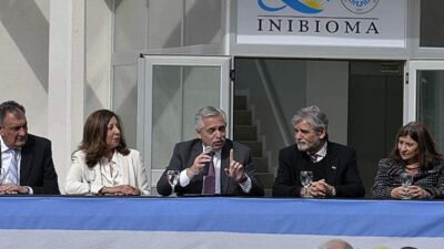 Alberto Fernández inauguró el nuevo edificio del INIBIOMA y anunció que Bariloche será Capital Nacional de la Ciencia