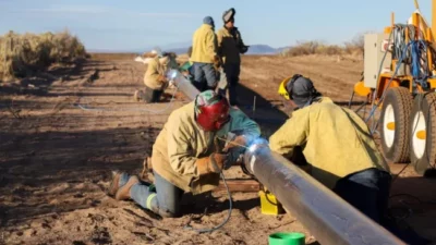Avanzan obras en el gasoducto que beneficiará a 30.000 familias de San Rafael y General Alvear