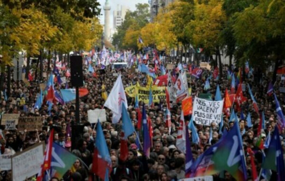 Francia: Nuevas protestas contra la «carestía» mientras sigue el paro en las refinerías