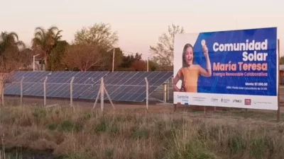 Se inauguró la primera comunidad solar de la provincia
