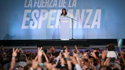 Cristina Kirchner: «Cambiamos la Argentina y lo podemos volver a hacer»