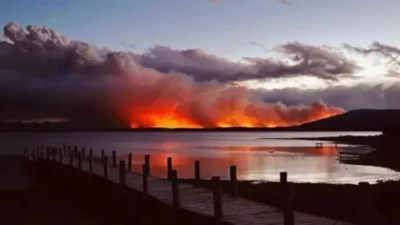 Más de 9.000 hectáreas arrasadas por los incendios en Tierra del Fuego