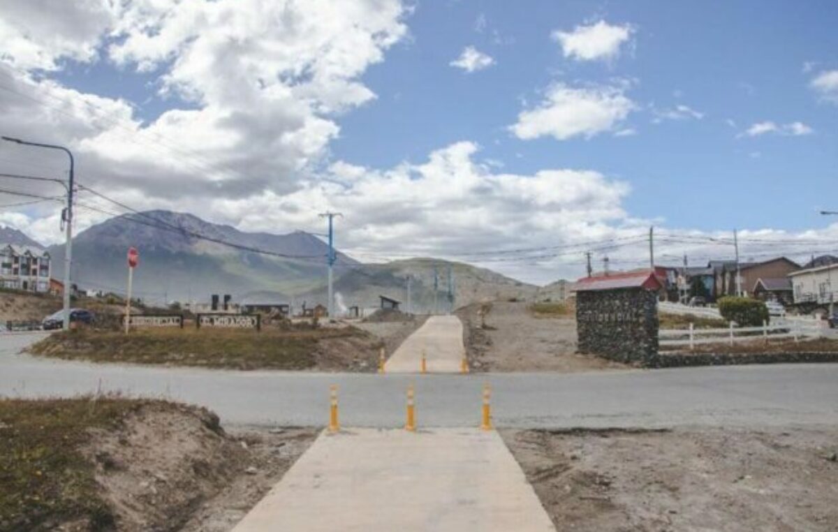 Continúan los trabajos de construcción de la bicisenda ‘Pensar Malvinas’ en Ushuaia