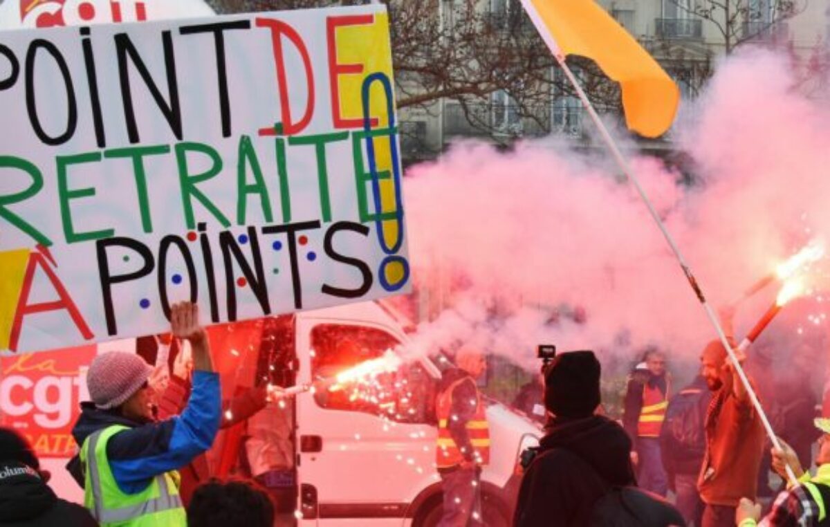Francia: las marchas contra la reforma jubilatoria de Macron  superan las protestas de 1995