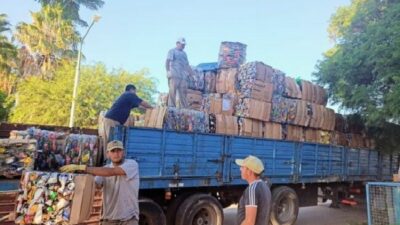 Economía circular: Morteros recolectó 5.700 kilos de PET, papel, cartón y latas