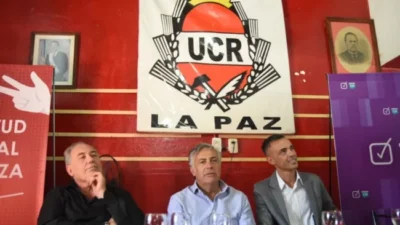 Alfredo Cornejo presentó a los candidatos que competirán por la intendencia peronista de La Paz