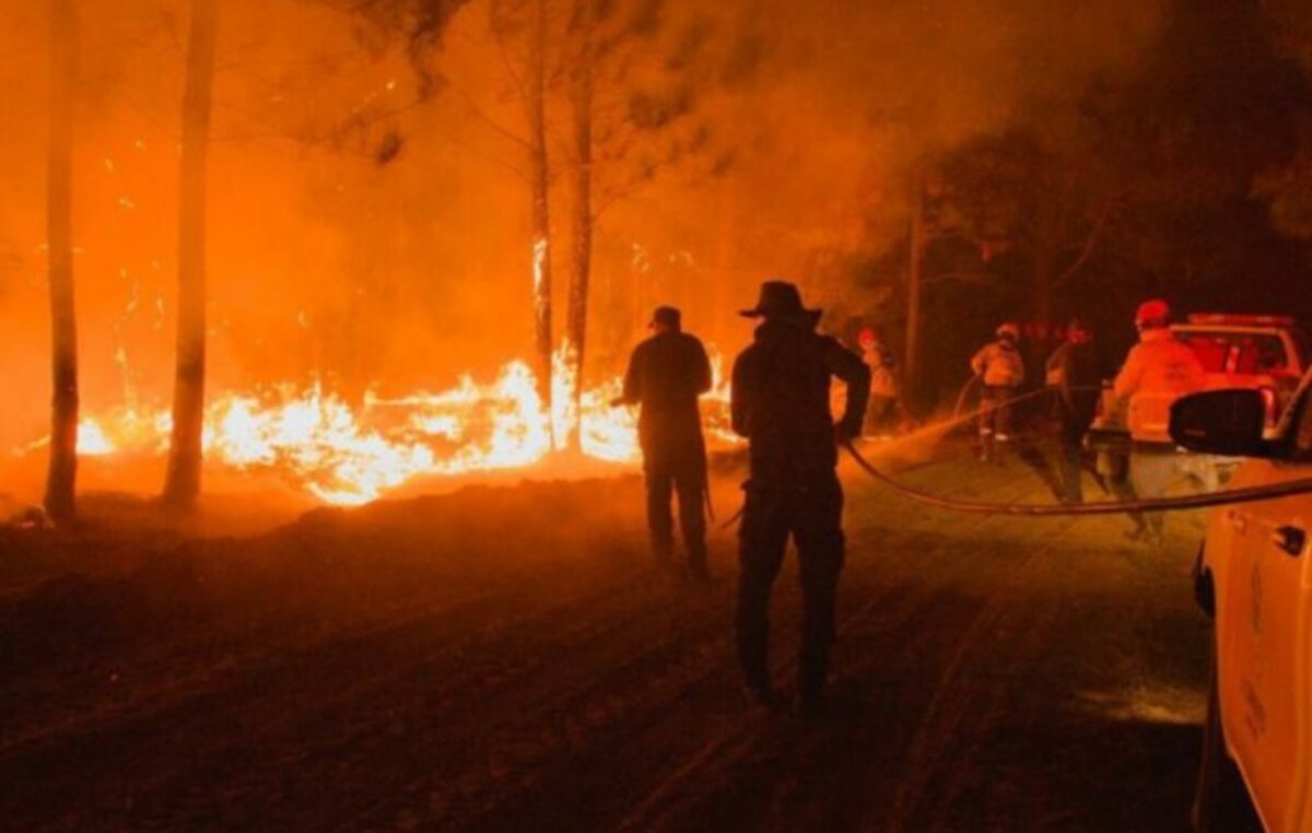 Son 5.000 las hectáreas arrasadas por el fuego en Ituzaingó y el clima no ayuda