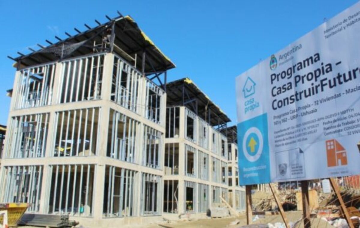 El IPVYH ejecuta en Ushuaia 72 viviendas del programa Casa Propia – Construir Futuro
