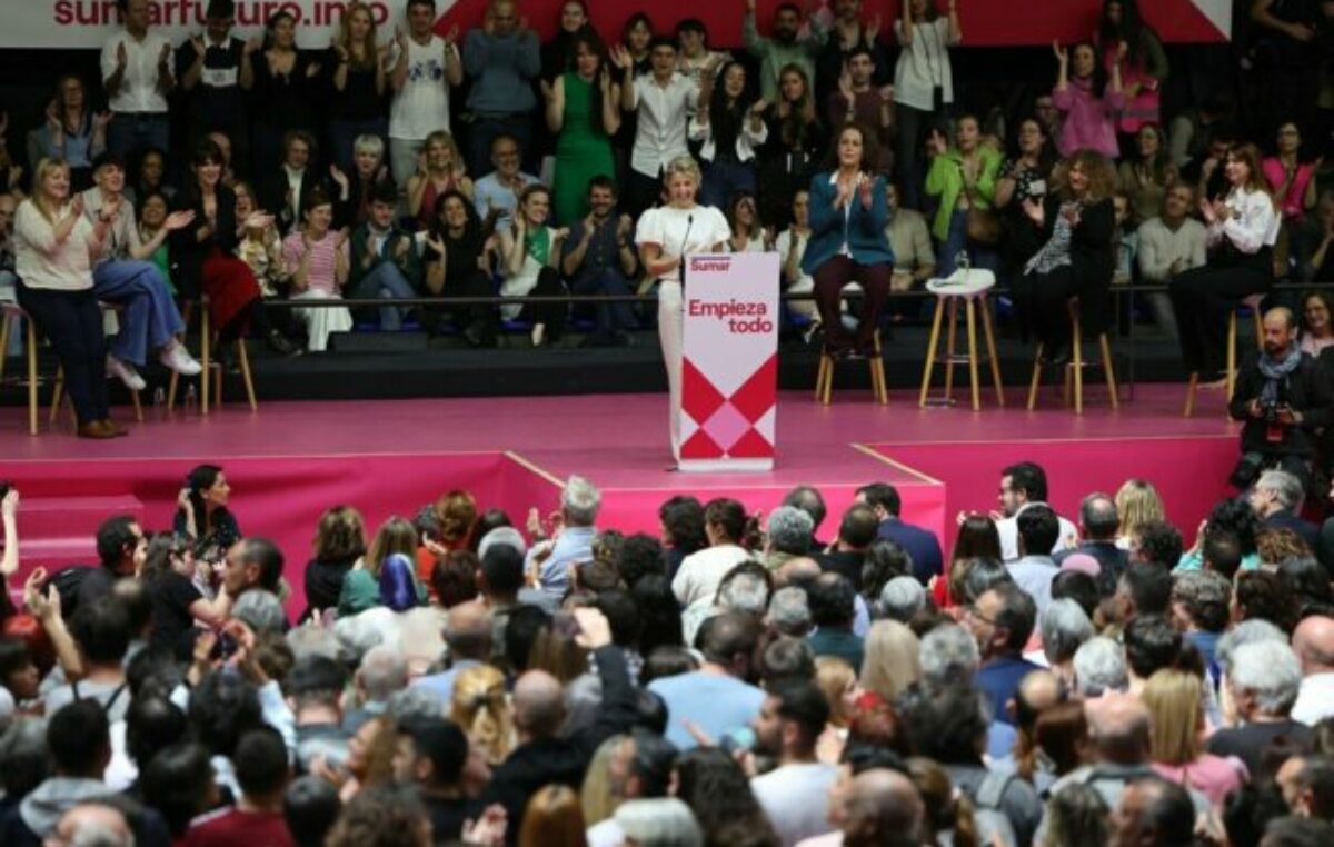 España: la popular ministra de Trabajo Yolanda Díaz presentó su candidatura presidencial
