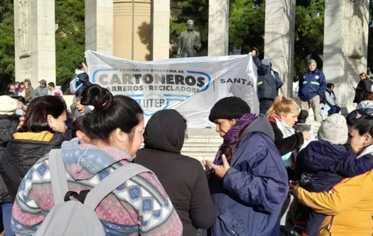 Cartoneros rosarinos reclaman por un sistema de reciclaje con inclusión social