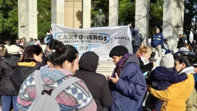 Cartoneros rosarinos reclaman por un sistema de reciclaje con inclusión social