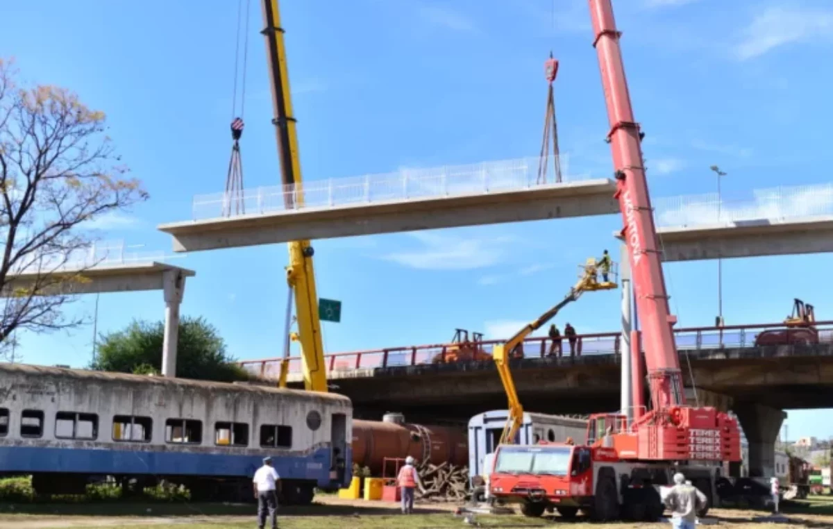 Ciclovía en altura: el final de la obra cordobesa está cada vez más cerca