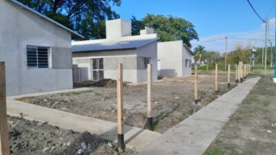 Se construyen 140 viviendas con fondos nacionales en tres localidades entrerrianas