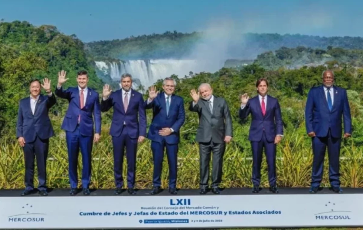 Sin la firma de Uruguay, el Mercosur suscribió un documento final en Puerto Iguazú