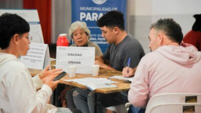 Equipos técnicos del Municipio de Paraná evalúan más de 100 propuestas del Presupuesto Participativo