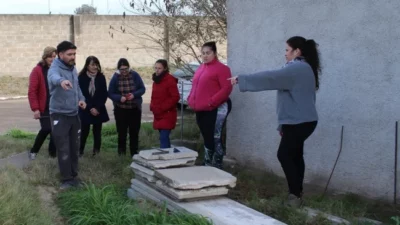 En Gigena, cada vez más mujeres quieren aprender albañilería