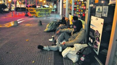 Aumentan en 48 % las personas en situación de calle en Uruguay