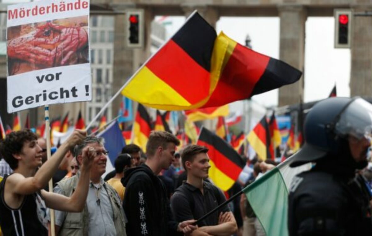 Las manifestaciones de ultraderecha se triplicaron en un año en Alemania