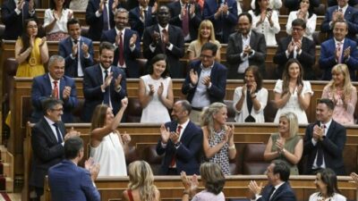 Una socialista quedó al frente del Congreso español y Sánchez está cerca de ser reelecto