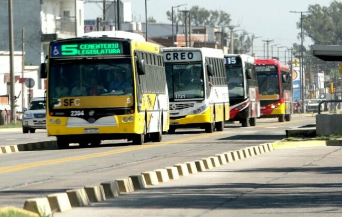 Santa Fe aumentó los subsidios al transporte: aporta 1.400 millones de pesos por mes