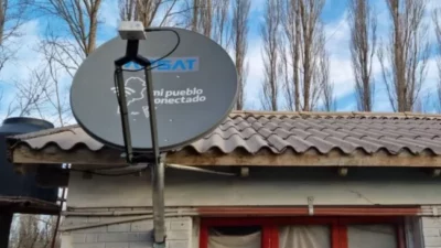 Conectividad satelital para diez localidades rionegrinas