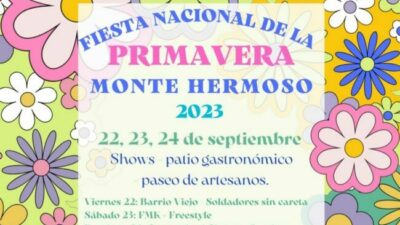 Monte Hermoso; Fiesta Nacional de la Primavera, del 22 al 24 de septiembre