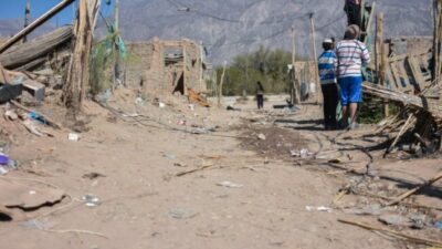San Juan: Sin luz y sin agua: así viven las familias que quedaron en Pocito
