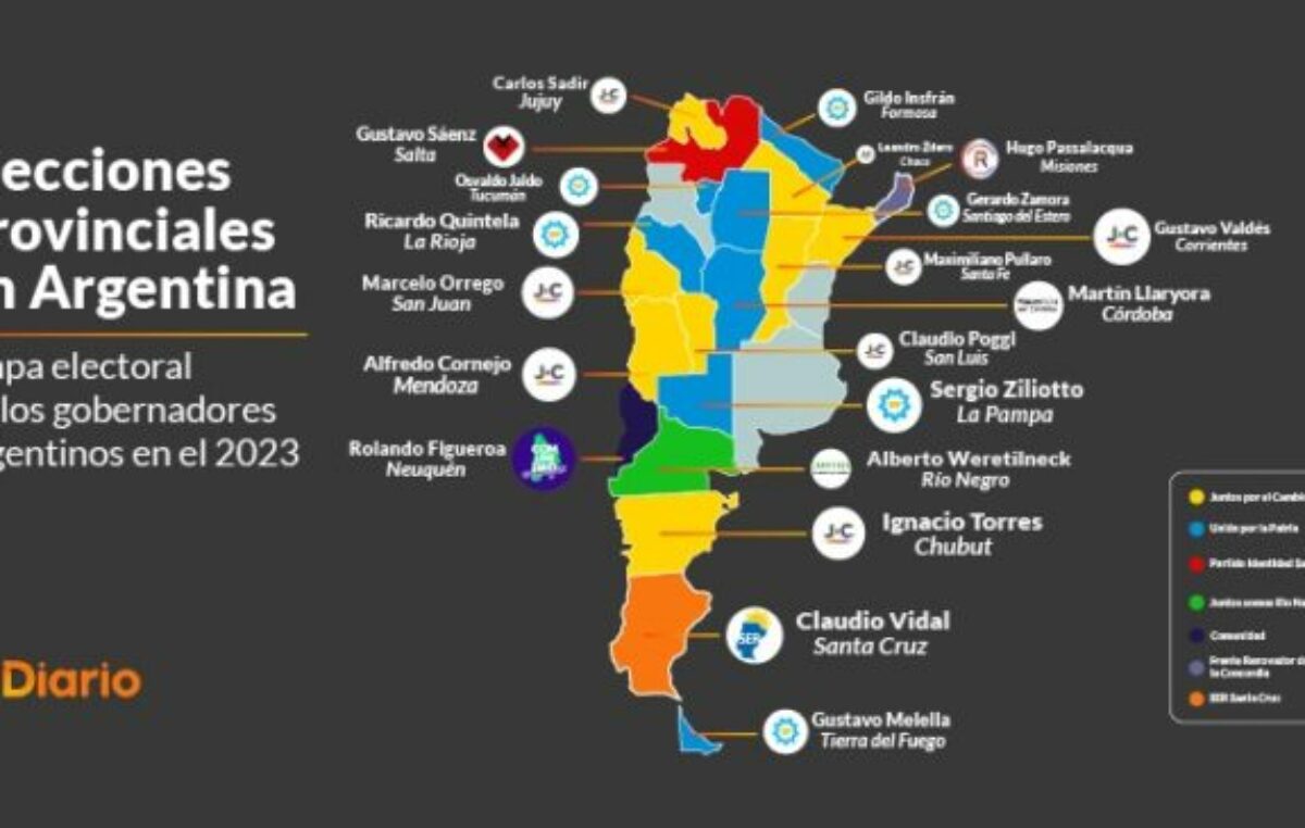 Cómo quedó el mapa electoral de las provincias