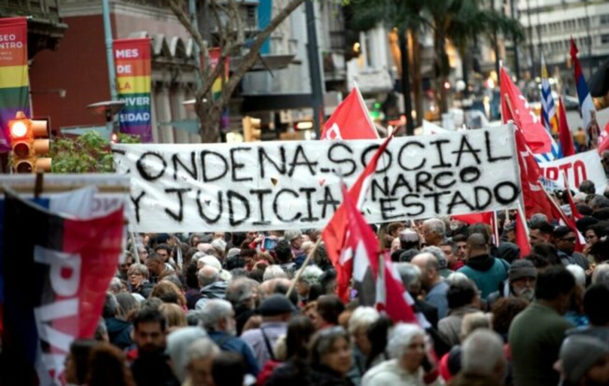 Marcha contra la corrupción en Uruguay