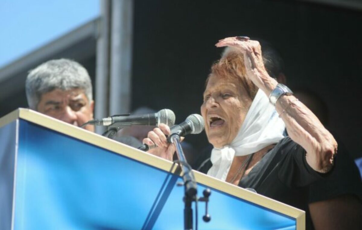 Paro nacional: Taty Almeida y un emotivo discurso de cierre en el acto de la CGT 