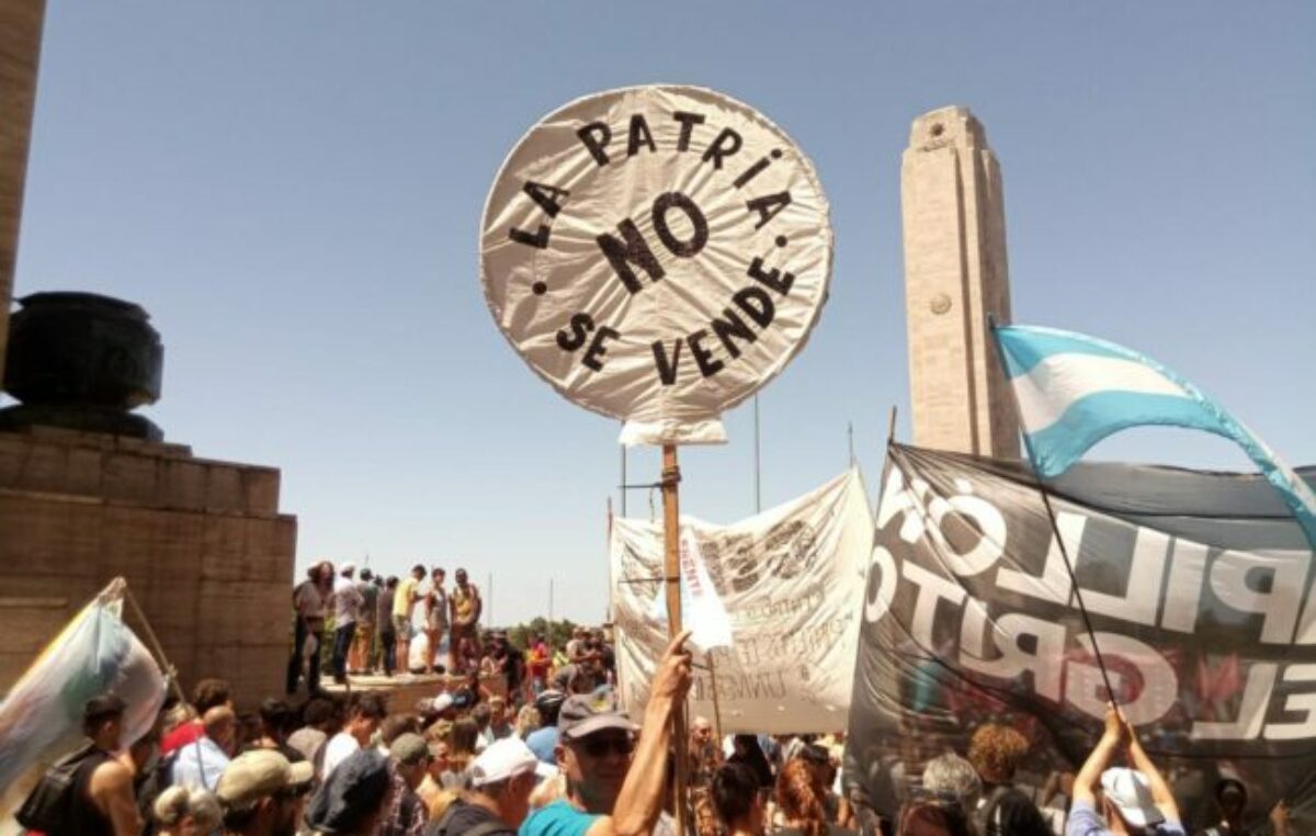 El paro en Rosario: fuerte demostración en la calle contra el gobierno de Milei