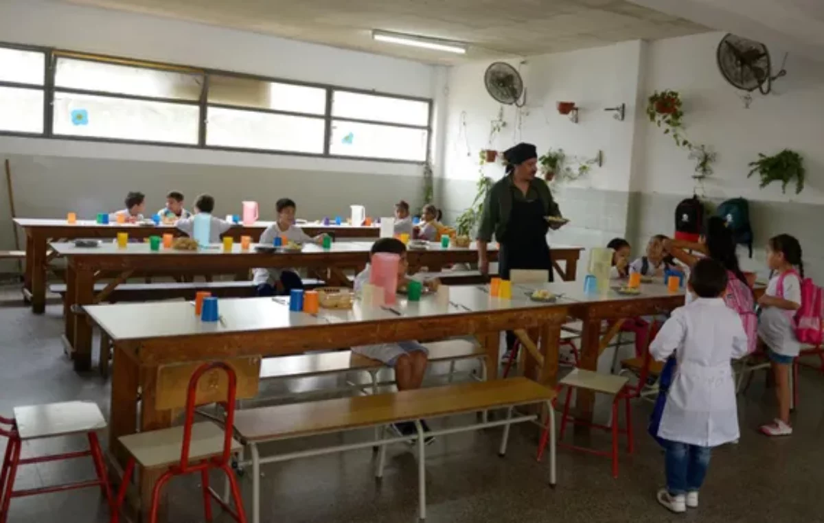 Uno de cada cuatro estudiantes santafesinos asiste a un comedor escolar