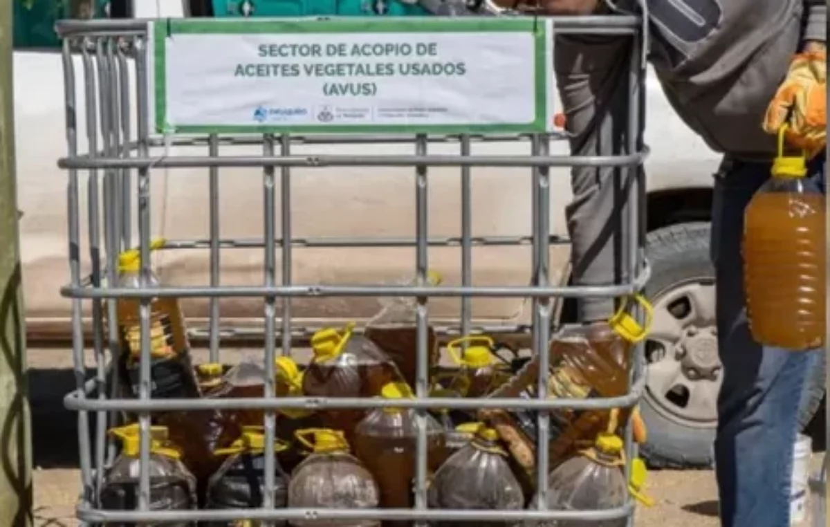 Fiesta de la Confluencia en Neuquén: se recolectaron mil litros de aceite que se transformarán en biodiesel