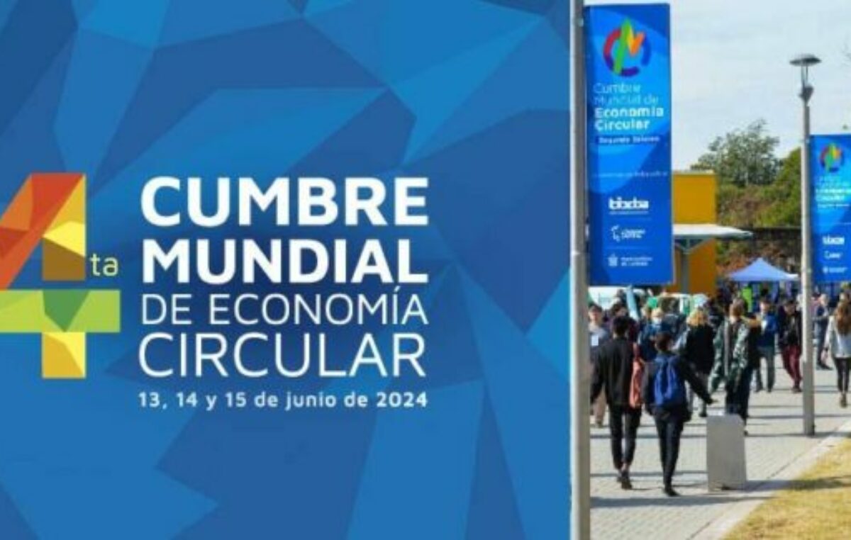 Córdoba: Cuarta Cumbre Mundial de Economía Circular, 13, 14 y 15 de junio