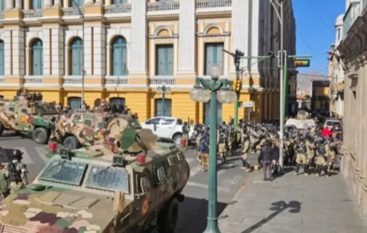 Intento de Golpe de Estado en Bolivia: militares armados entraron en la Casa de Gobierno