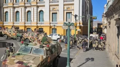 Intento de Golpe de Estado en Bolivia: militares armados entraron en la Casa de Gobierno