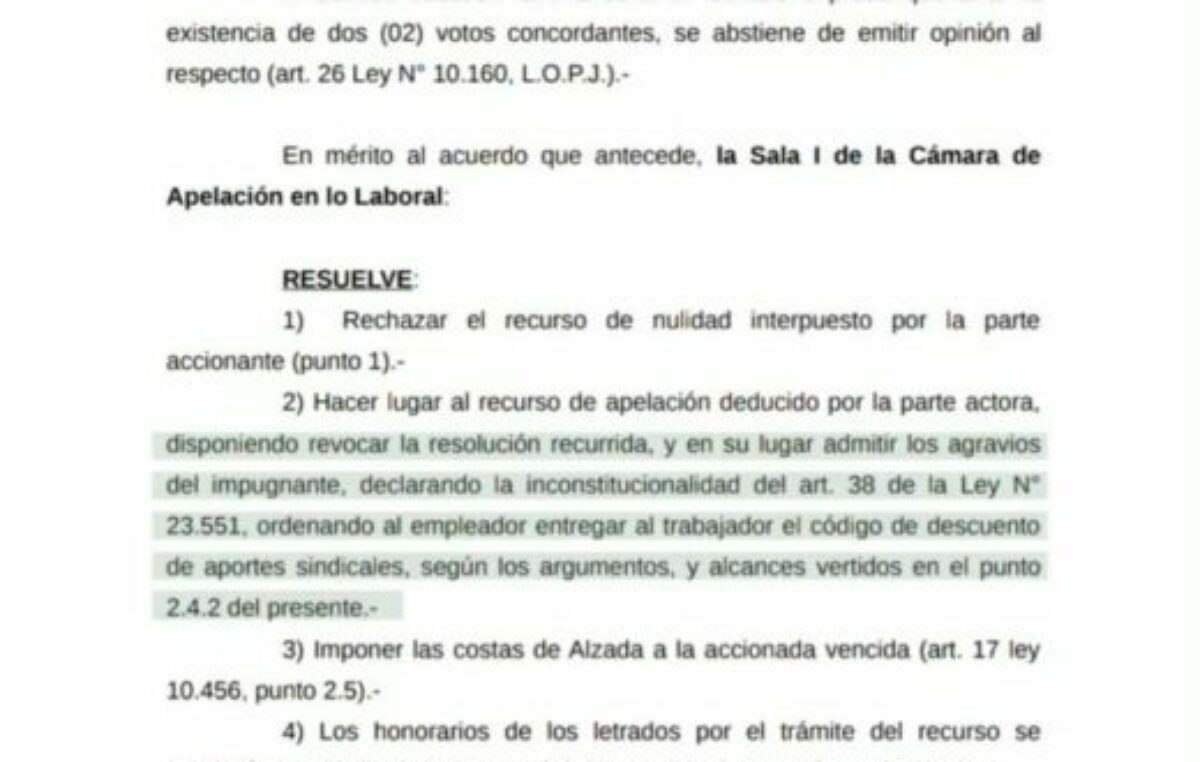 Santa Fe: UTRAM festejó el histórico fallo de la Justicia