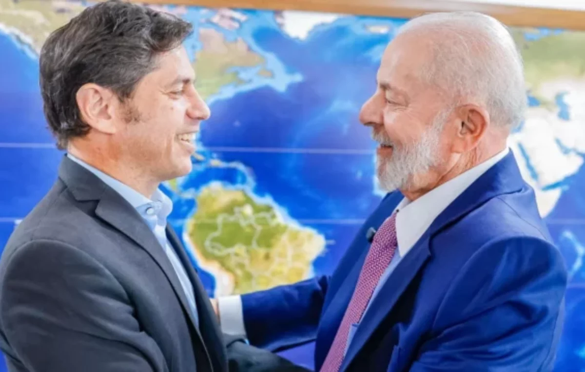 Kicillof se reunió con Lula en Brasil para «fortalecer la cooperación económica y productiva»