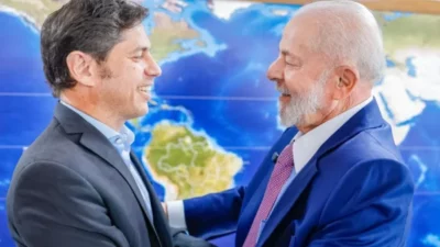 Kicillof se reunió con Lula en Brasil para «fortalecer la cooperación económica y productiva»