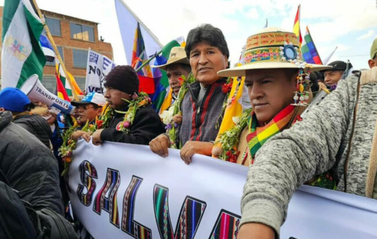 Bolivia: Evo Morales marcha contra Luis Arce