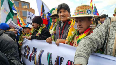 Bolivia: Evo Morales marcha contra Luis Arce