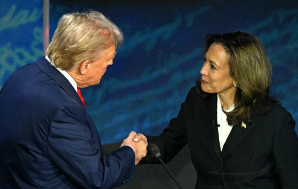 Un vigoroso debate entre Harris y Trump