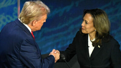 Un vigoroso debate entre Harris y Trump