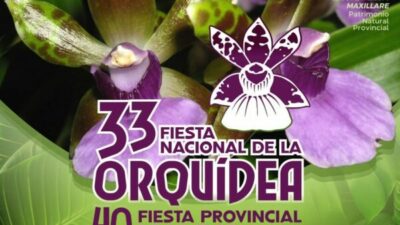 33ª Fiesta Nacional de la Orquídea y 40ª Fiesta Provincial de la Flor en Montecarlo, del 9 al 13 de octubre